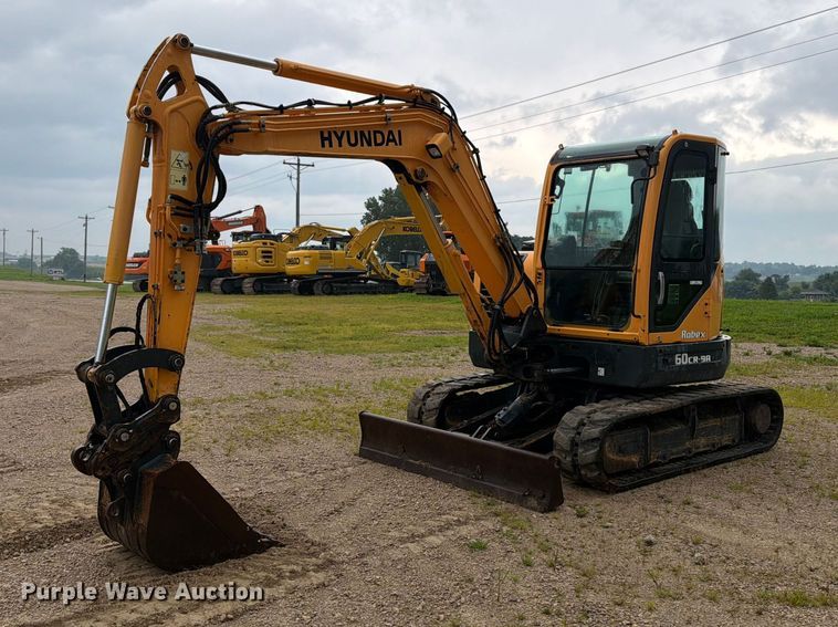 2015 Hyundai Robex 60CR-9A mini excavator
