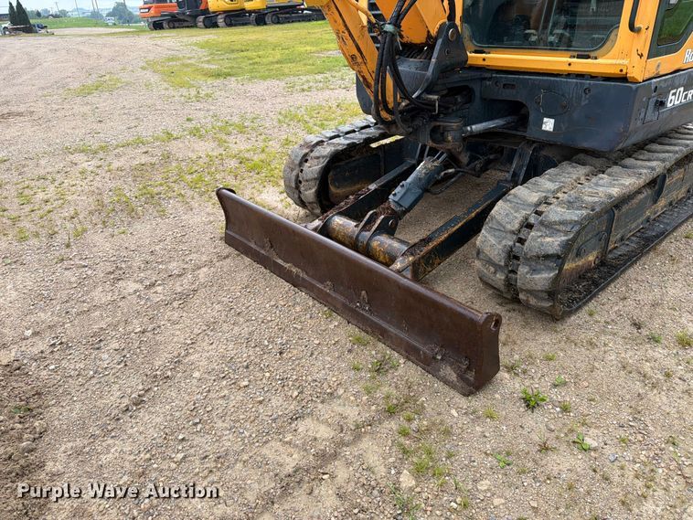 image for item FB5878 2015 Hyundai Robex 60CR-9A mini excavator