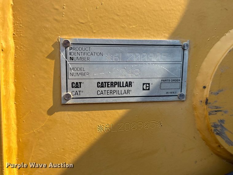image for item FC1958 2001 Caterpillar 248 skid steer loader
