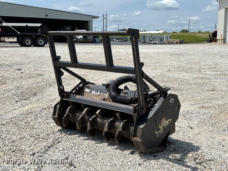Bobcat skid steer mulcher