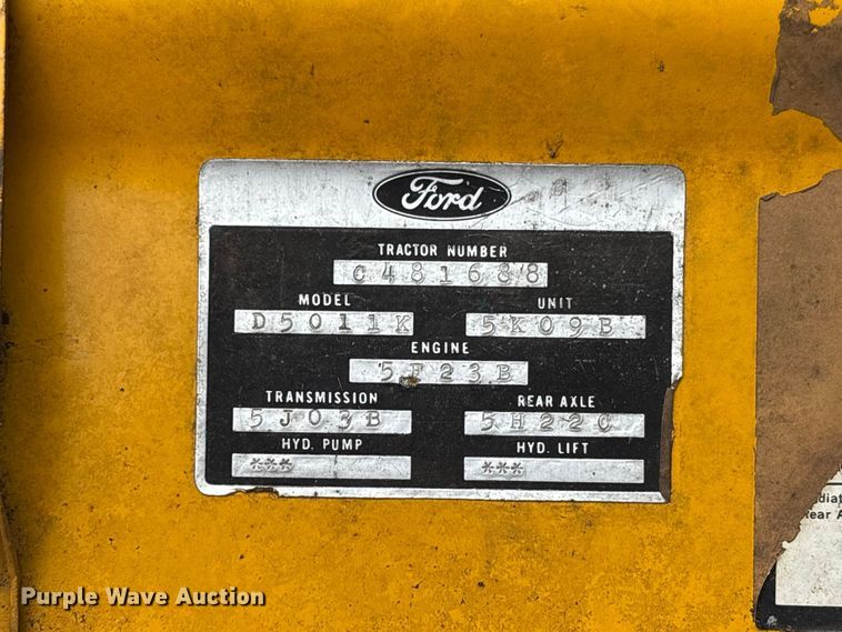image for item FC2004 Ford 4500 backhoe