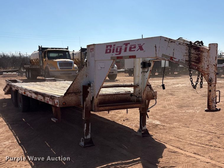 image for item FC2038 2003 Big Tex equipment trailer
