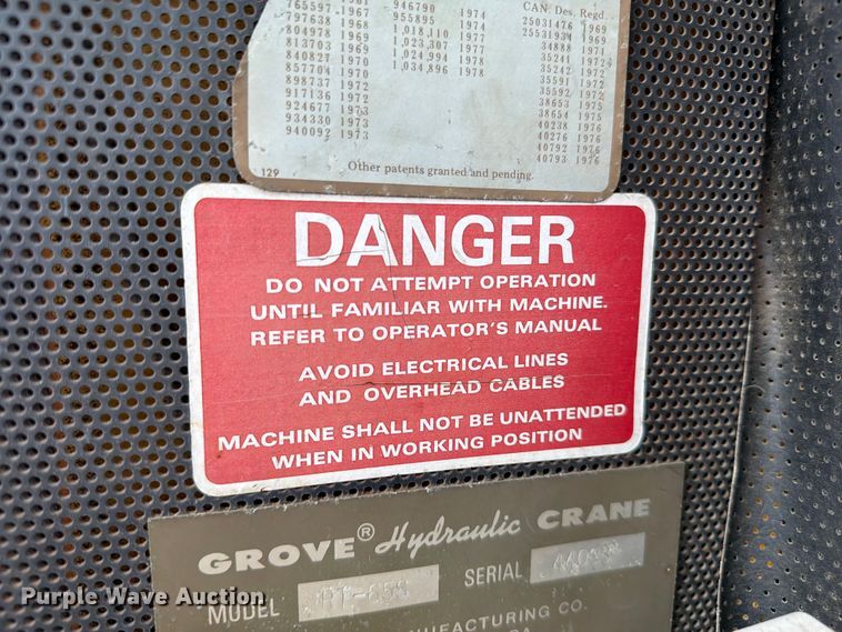 image for item FC3058 1979 Grove RT-65S crane