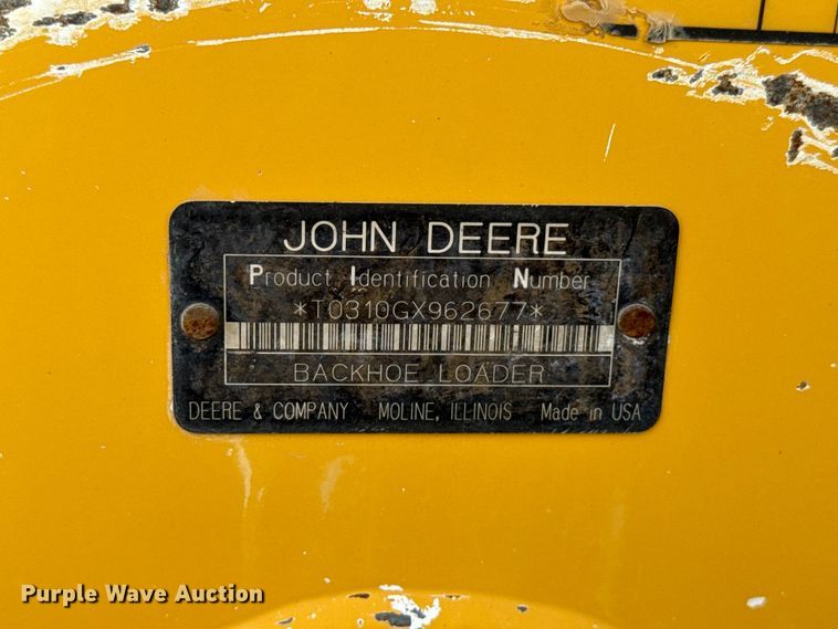 image for item FC4080 John Deere 310G backhoe