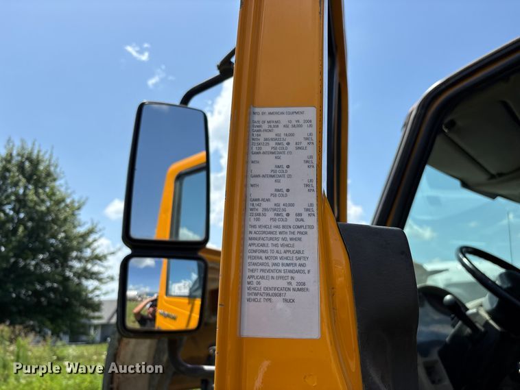 image for item FG0541 2009 International WorkStar 7500 dump truck
