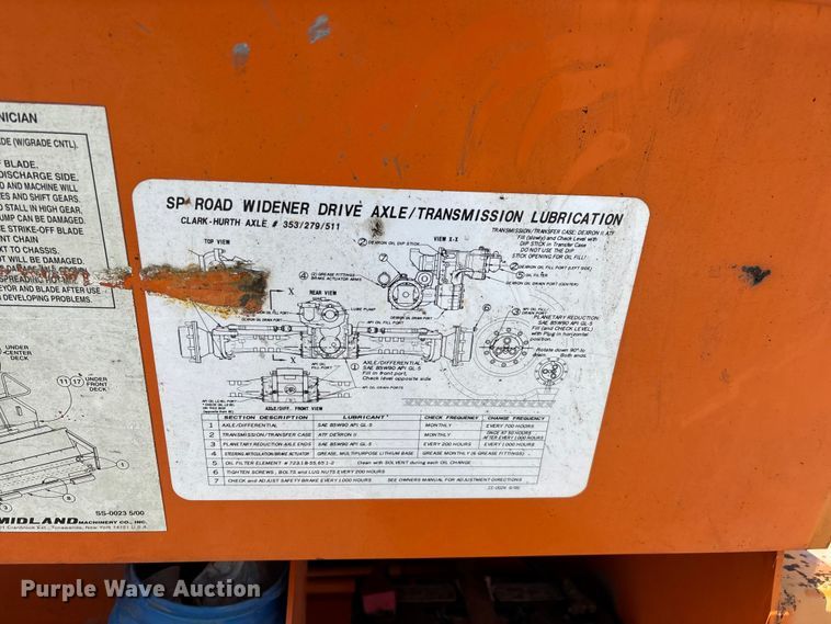 image for item FG0547 2005 Midland SPD-8 road widener