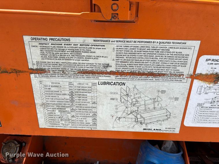 image for item FG0547 2005 Midland SPD-8 road widener