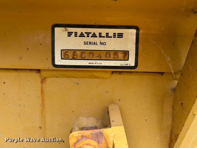 image for item FH6293 1987 Fiatallis 65B rigid frame motor grader