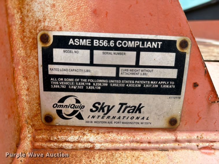 image for item FH6346 2003 Sky Trak 10054 Legacy telehandler