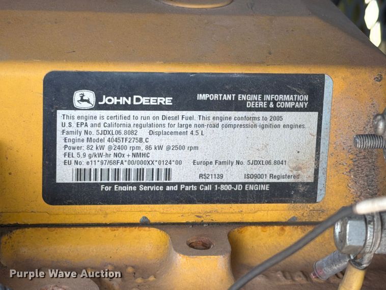 image for item FI0312 2005 Sullair 375 air compressor