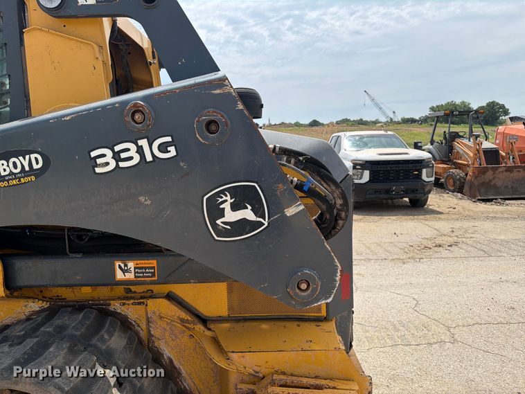 image for item FI0313 2019 John Deere 331G tracked skid steer loader