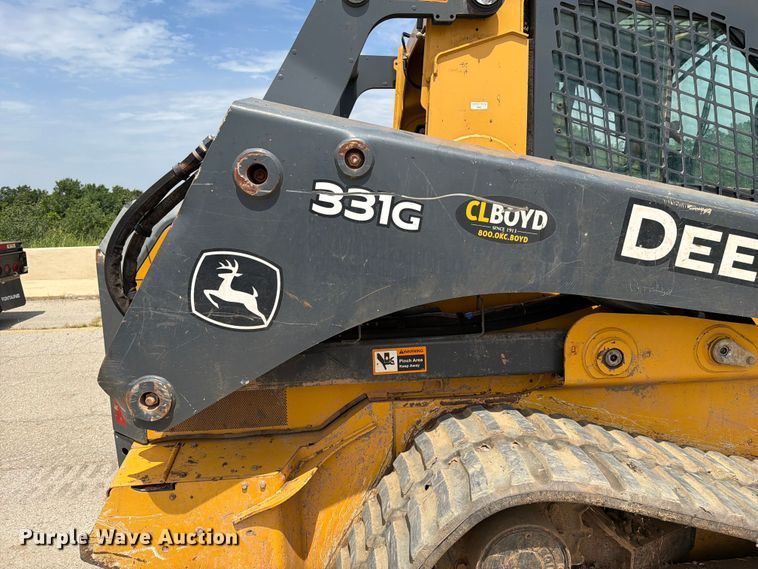 image for item FI0313 2019 John Deere 331G tracked skid steer loader