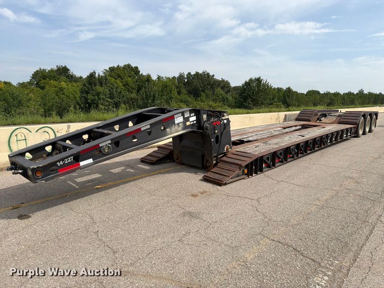 2007 Trail King TK110HDG-533 lowboy equipment trailer