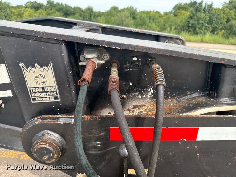 image for item FI0316 2007 Trail King TK110HDG-533 lowboy equipment trailer