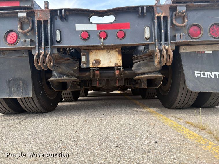image for item FI0316 2007 Trail King TK110HDG-533 lowboy equipment trailer