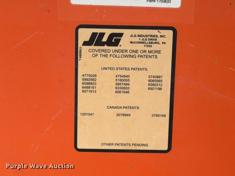 image for item FI0317 2011 JLG 600S boom lift