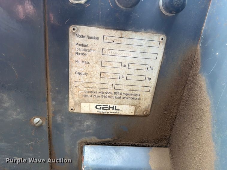 image for item FI0320 Gehl RS8-44 telehandler