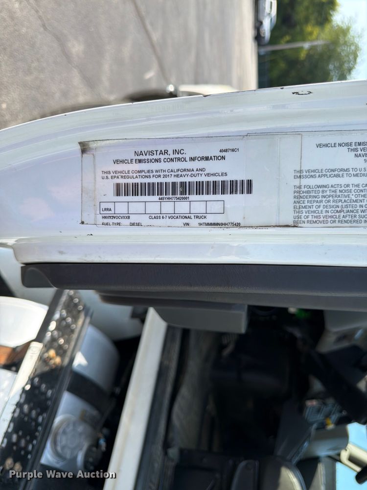 image for item FK3033 2017 International 4300 bucket truck