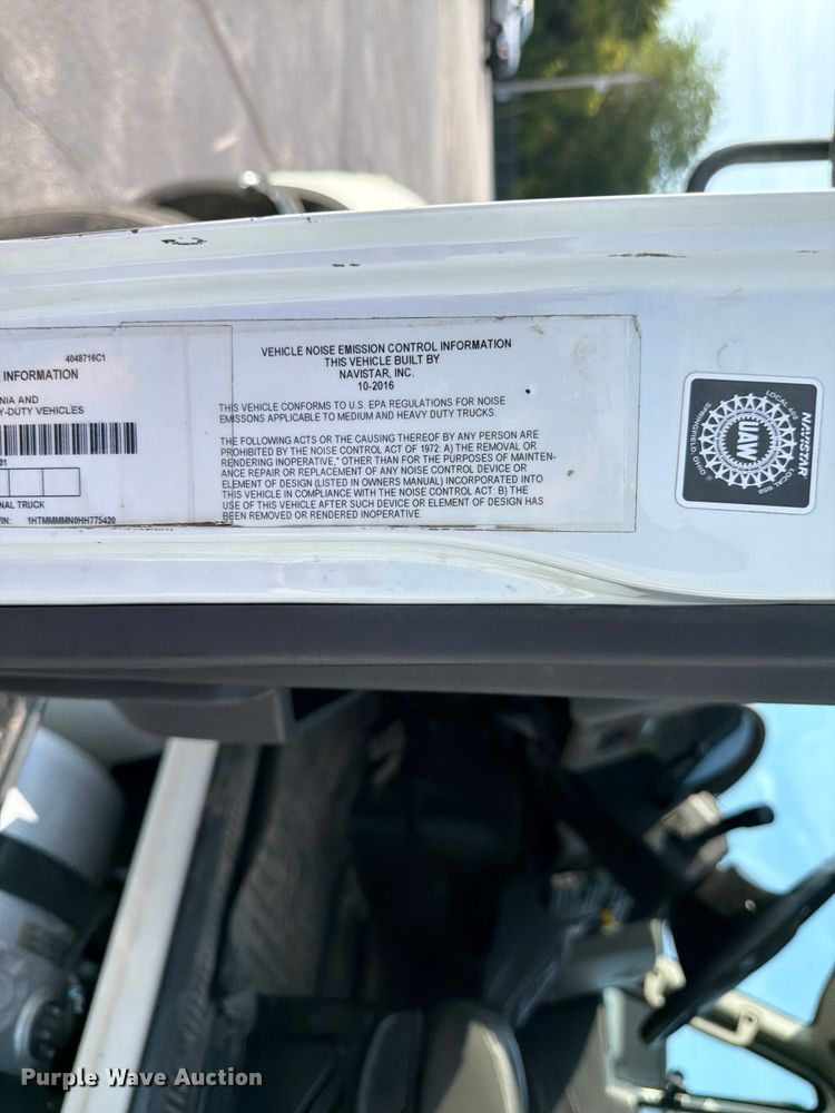image for item FK3033 2017 International 4300 bucket truck