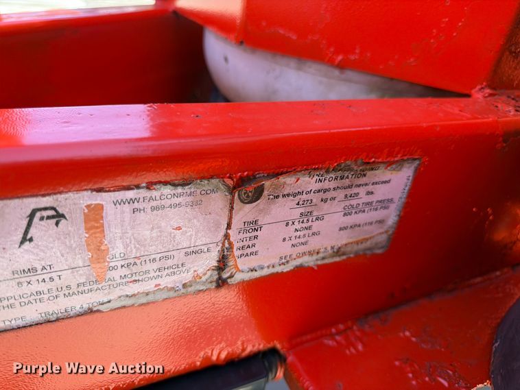 image for item FK3036 2012 Falcon Road Maintenance Equipment, Inc. pothole patcher