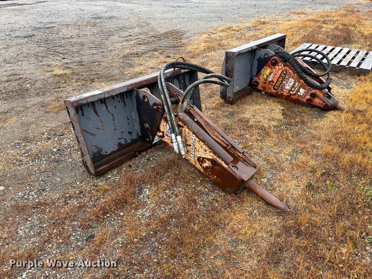 image for item FK3269 Stanley MB256 skid steer breaker