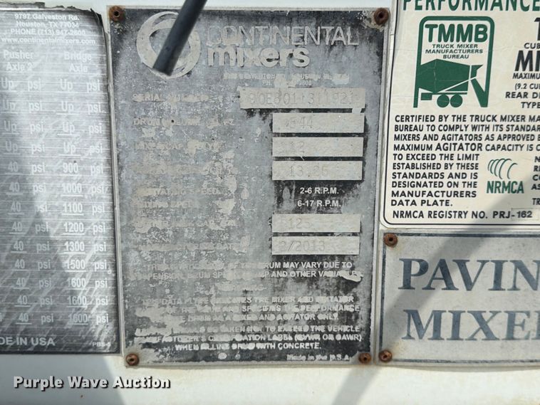 image for item FK3514 2014 International PayStar 5500i ready mix truck