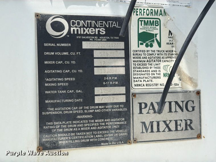 image for item FK3515 2013 International Paystar ready mix truck
