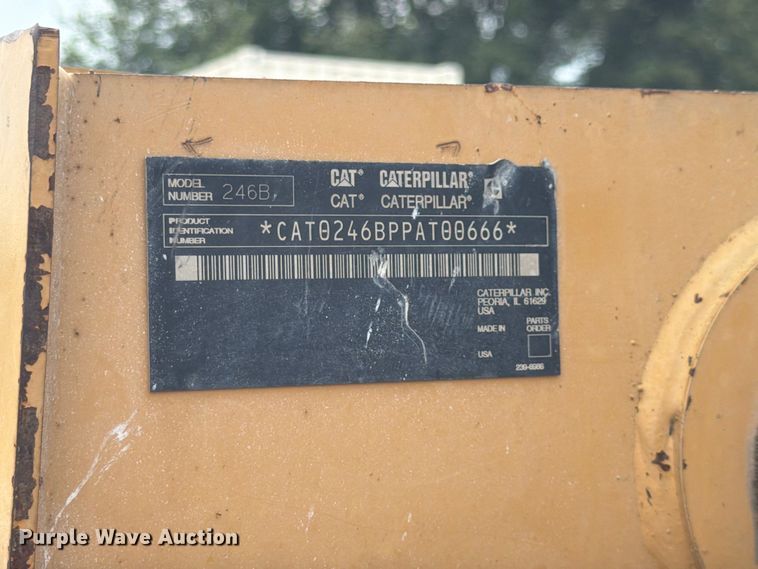 image for item FK3540 2004 Caterpillar 246B skid steer loader