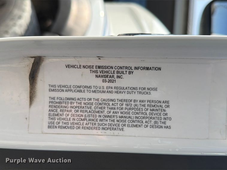 image for item FK4052 2022 International HX620 dump truck