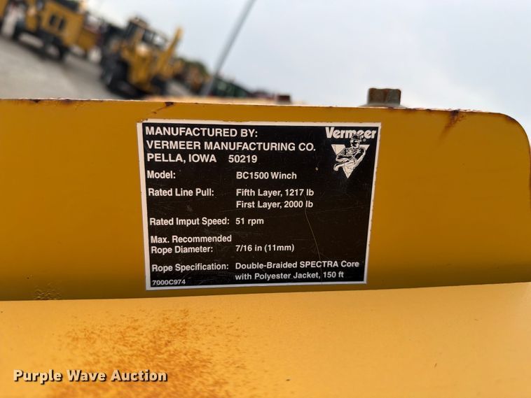 image for item FK4090 2009 Vermeer  BC1500 wood chipper