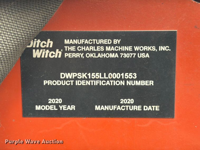 image for item FK4093 2020 Ditch Witch SK1550 compact utility loader