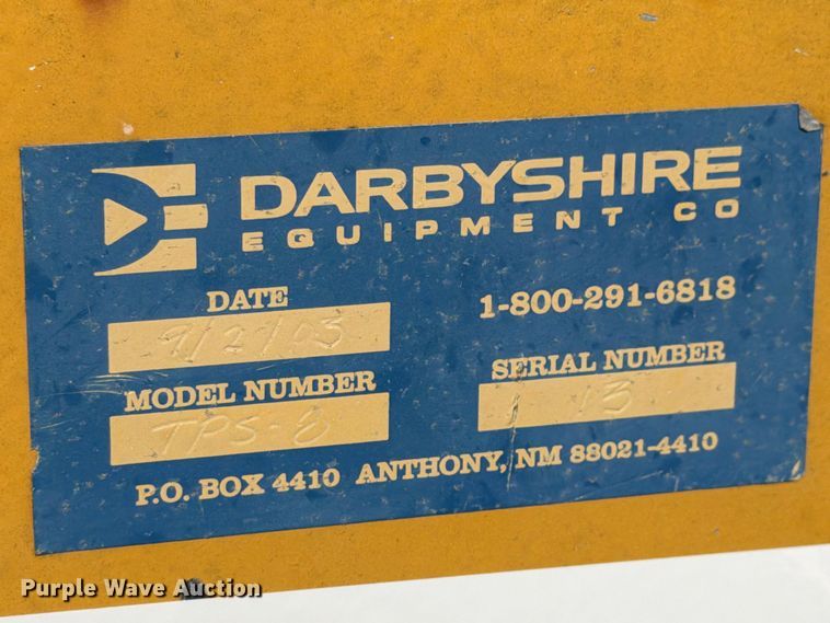 image for item FK4097 2003 Darbyshire TPS-8 box scraper