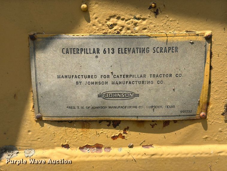 image for item FK4102 1971 Caterpillar 613 elevating scraper