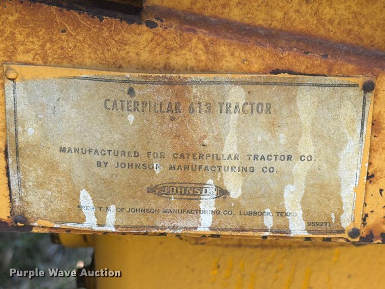 image for item FK4102 1971 Caterpillar 613 elevating scraper