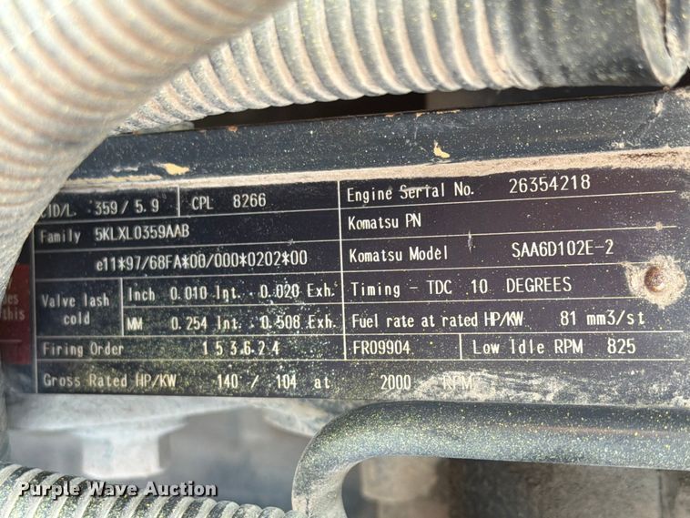 image for item FK4112 2005 Komatsu WA250-5 wheel loader