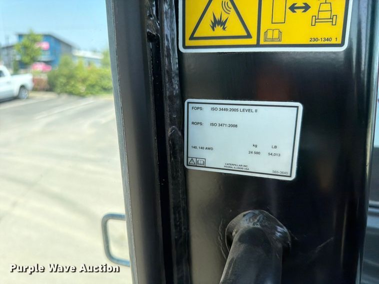 image for item FK4552 2019 Caterpillar 140AWD motor grader