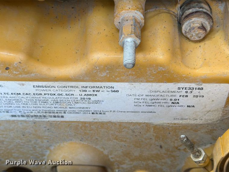 image for item FK4552 2019 Caterpillar 140AWD motor grader