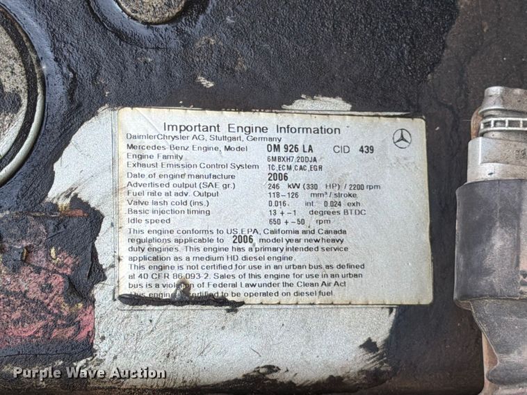 image for item FK4560 2007 Sterling L8500 dump truck