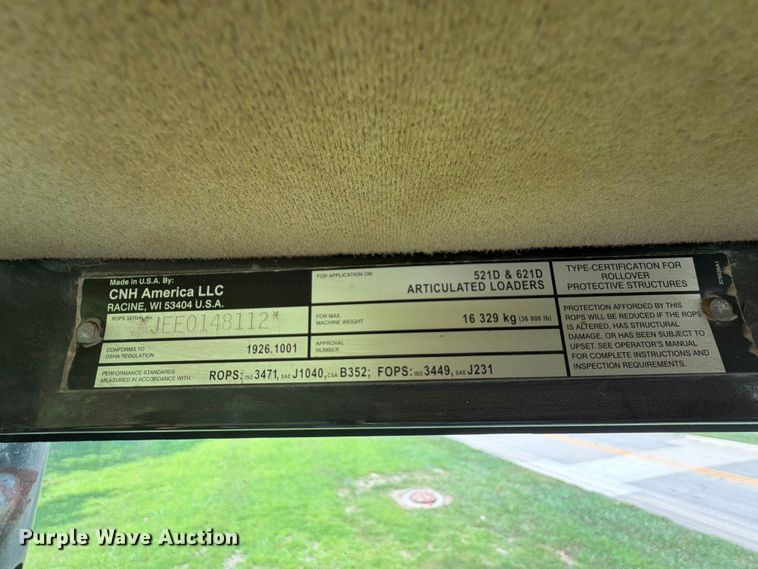 image for item FK5006 2006 Case 521D wheel loader