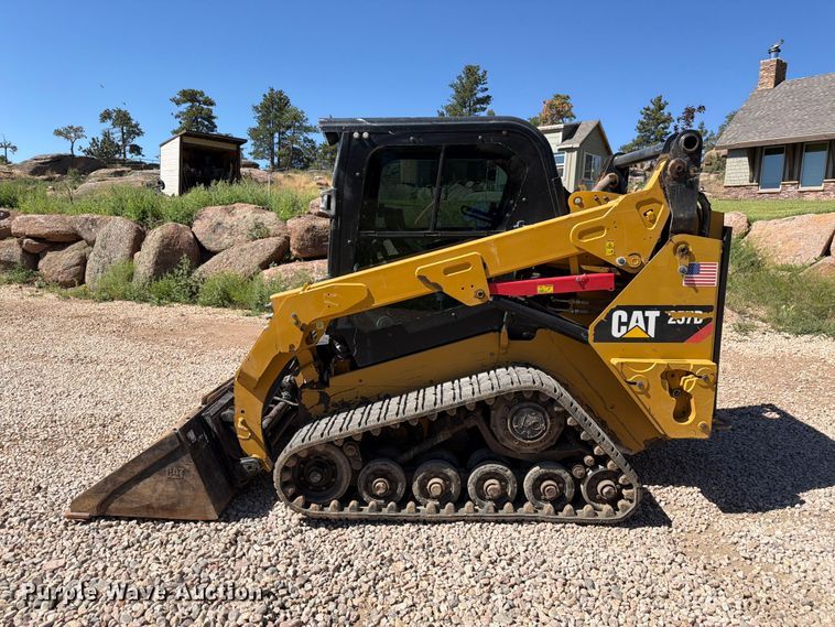 image for item FM7598 2015 Caterpillar 257D tracked skid steer loader
