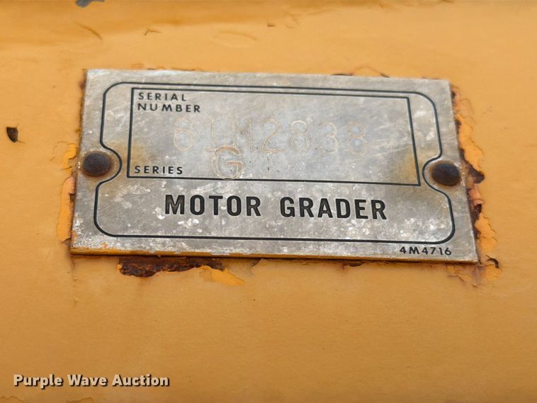 image for item FN2021 1975 Caterpillar 12G motor grader