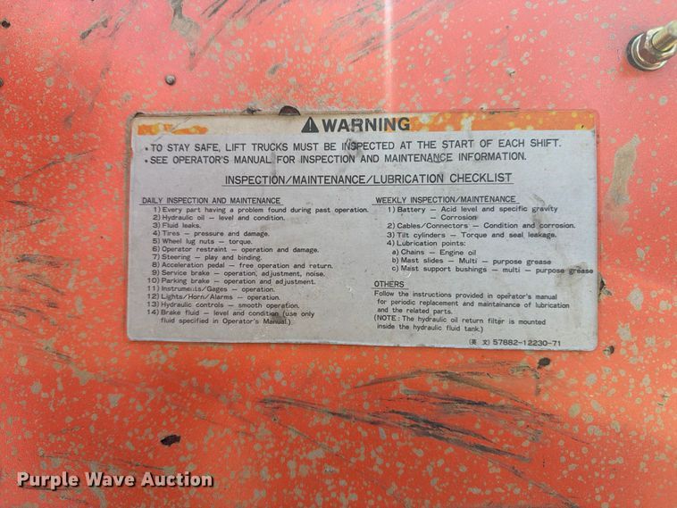 image for item FN2520 FG020 forklift