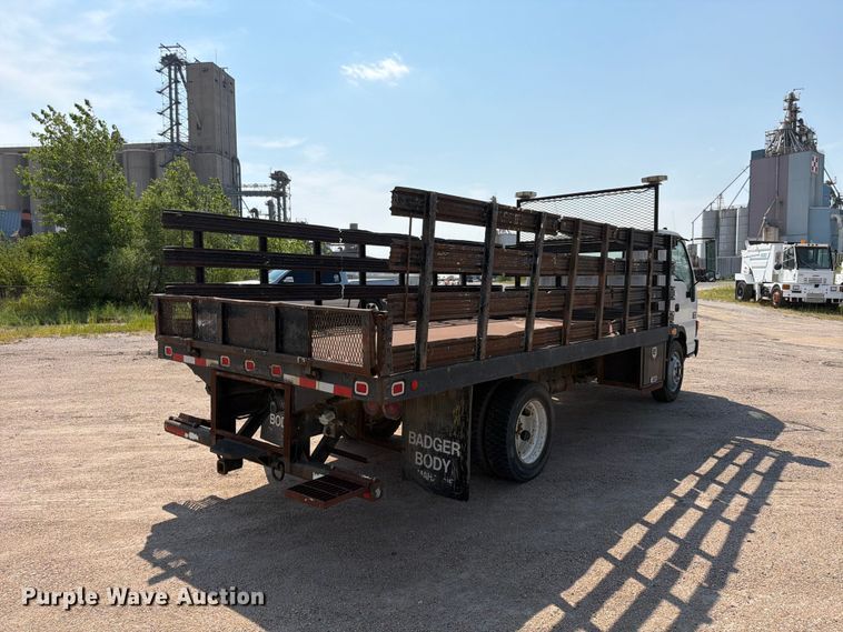 image for item FP3008 2001 GMC W5500 flatbed truck