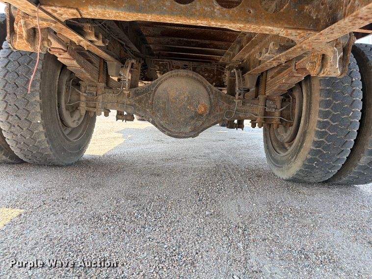 image for item FP3008 2001 GMC W5500 flatbed truck