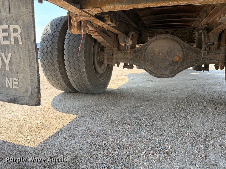image for item FP3008 2001 GMC W5500 flatbed truck