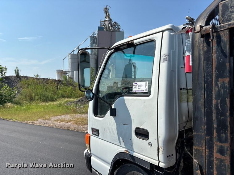 image for item FP3009 2004 GMC W5500 flatbed truck