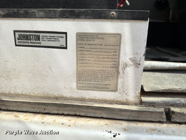 image for item FP3011 2001 Johnston M4 street sweeper