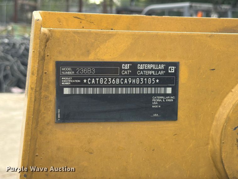 image for item FT6132 2012 Caterpillar 236B3 skid steer loader