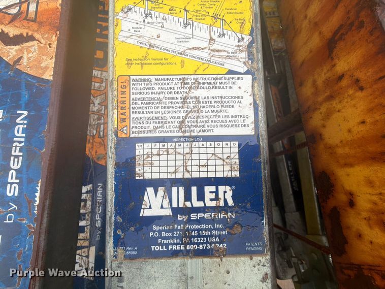 image for item FU1026 Miller horizontal lifeline system