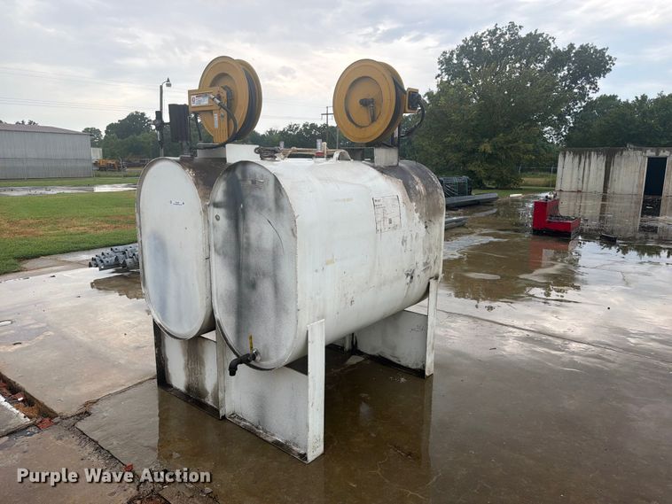 (2) Industrial Oils Unlimited 424 oil distribution tanks